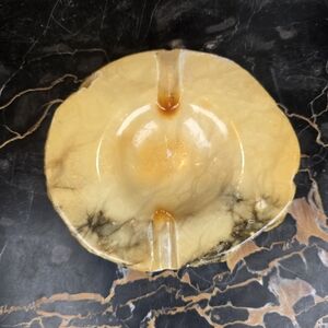 Mid Century Italian Alabaster Ashtray MCM Decor